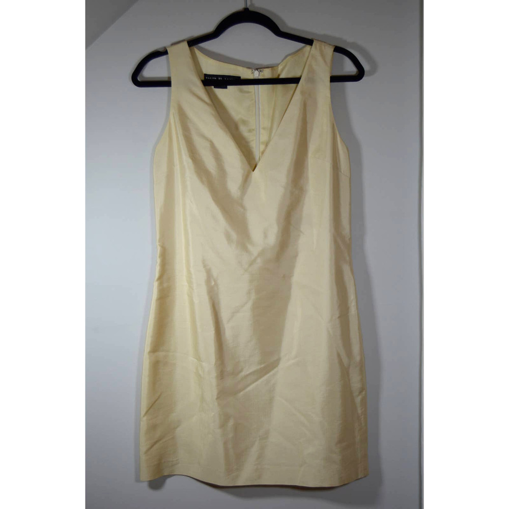 Vintage Ralph Lauren silk tan dress size 4
